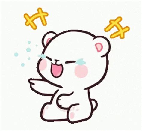 bear laughing gif.